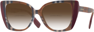 Cat Eye Burberry 4393 w/ Gradient Bifocal Reading Sunglasses