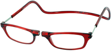 Rectangle CliC Magnetic Reading Glasses: Single Vision Half Frame