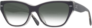 Cat Eye Coach 8370U w/ Gradient Bifocal Reading Sunglasses