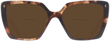 Oversized,Square Prada 16ZV Bifocal Reading Sunglasses