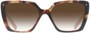 Oversized,Square Prada 16ZV w/ Gradient Bifocal Reading Sunglasses