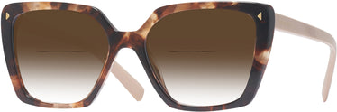 Oversized,Square Prada 16ZV w/ Gradient Bifocal Reading Sunglasses