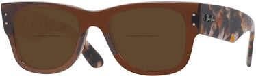 Square Ray-Ban 0840V Bifocal Reading Sunglasses